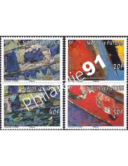 Wallis et Futuna, n° 702 à 709 neufs, timbres Dom-Tom