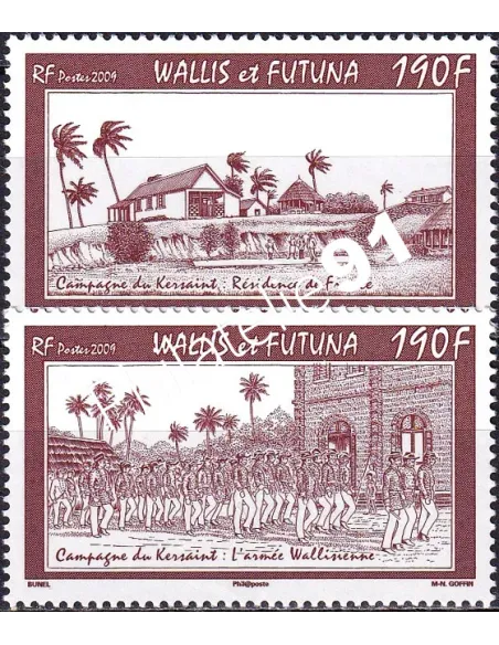 Wallis et Futuna, n° 723 à 724 neufs, timbres Dom-Tom
