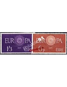 Timbres d'Irlande n° 146 - 147 - EUROPA 1960
