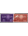 Timbres d'Irlande n° 146 - 147 - EUROPA 1960