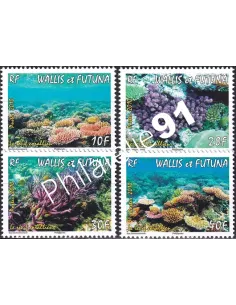 Wallis et Futuna, n° 731 à 734 neufs, timbres Dom-Tom