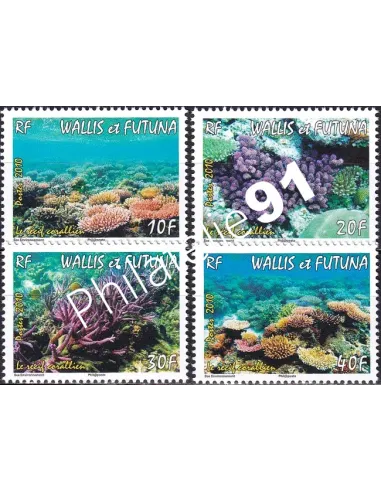 Wallis et Futuna, n° 731 à 734 neufs, timbres Dom-Tom