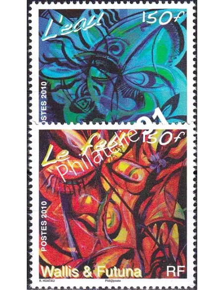 Wallis et Futuna, n° 742 à 743 neufs, timbres Dom-Tom