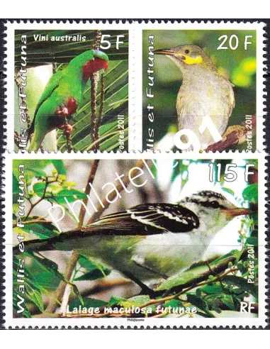 Wallis et Futuna, n° 749 à 751 neufs, timbres Dom-Tom