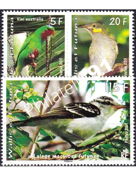 Wallis et Futuna, n° 749 à 751 neufs, timbres Dom-Tom