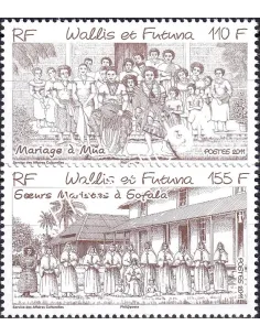 Wallis et Futuna, n° 758 à 759 neufs, timbres Dom-Tom
