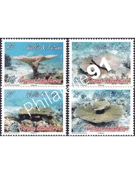 Wallis et Futuna, n° 764 à 767 neufs, timbres Dom-Tom