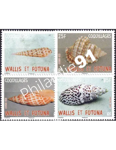Wallis et Futuna, n° 776 à 779 neufs, timbres Dom-Tom