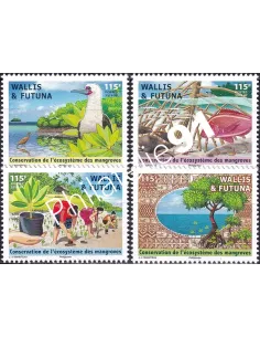 Wallis et Futuna, n° 897 à 900 neufs, timbres Dom-Tom