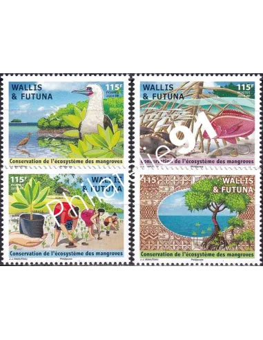Wallis et Futuna, n° 897 à 900 neufs, timbres Dom-Tom