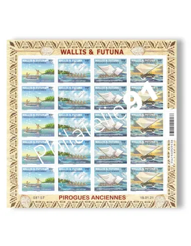 Wallis & Futuna, n° 936 à 939 neufs, en feuille, timbres Dom-Tom