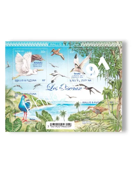 Wallis & Futuna, n° 942 à 945 neufs, en feuille, timbres Dom-Tom