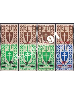 Cameroun, n° 266 à 273, Timbres colonies francaises