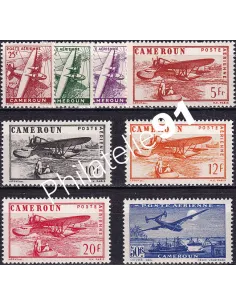 Cameroun, PA n° 22 à 29, Timbres colonies francaises