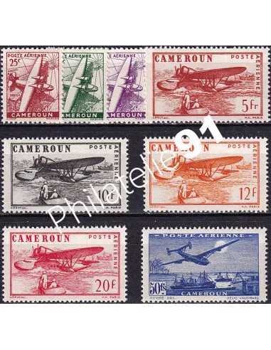 Cameroun, PA n° 22 à 29, Timbres colonies francaises