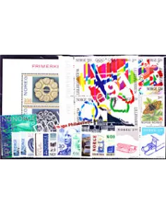 Timbres de Norvège - Année complète neuve 1994