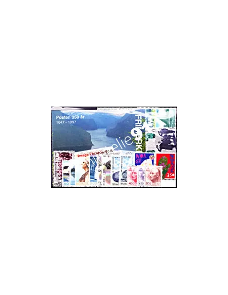 Timbres de Norvège - Année complète neuve 1995