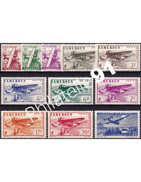 Cameroun, PA n° 1 à 11 neufs, timbres colonies francaises
