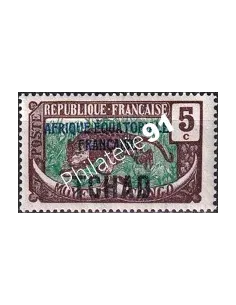 TCHAD, n° 22b charnière, timbres colonies françaises