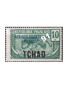 TCHAD, n° 23a charnière, timbres colonies françaises