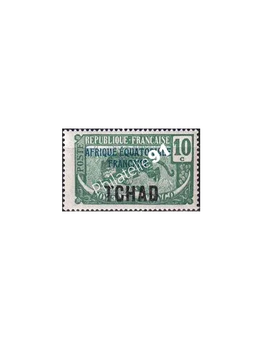 TCHAD, n° 23a charnière, timbres colonies françaises