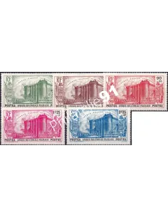 A.E.F., n° 72 à 76 charnière, timbres colonies françaises