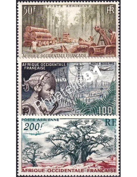 A.O.F., PA n° 18 à 20 charnière, timbres colonies françaises