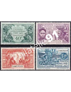 Cameroun, n° 149 à 152 charnière, timbres colonies francaises