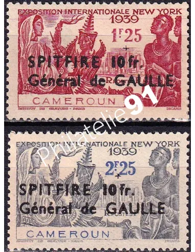 Cameroun, n° 245 à 246 neufs, timbres colonies francaises