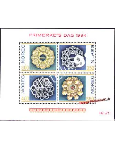 Timbres de Norvège - BF n° 21- ART