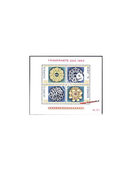 Timbres de Norvège - BF n° 21- ART