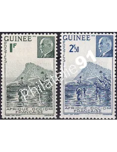 Timbres de GUINEE n° 176 à 177, collection timbres Colonies françaises