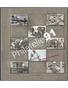 Timbres de Norvège - BF n° 22- Tournant du millénaire