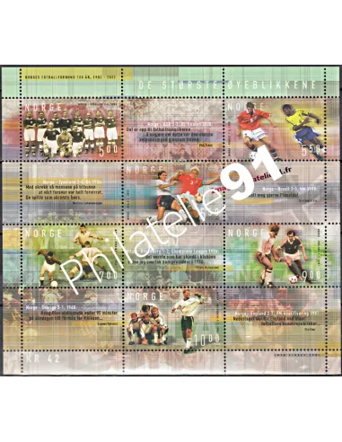 Timbres de Norvège - BF n° 24- FOOTBALL