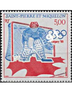 ST PIERRE ET MIQUELON n° 487, Jeux Olympiques, Timbres des Dom-Tom