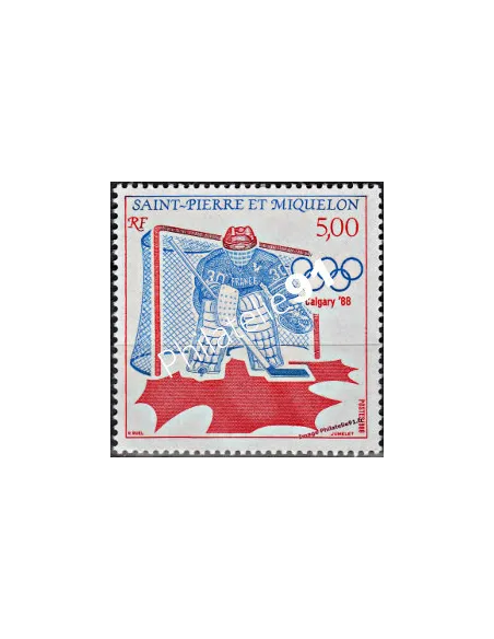 ST PIERRE ET MIQUELON n° 487, Jeux Olympiques, Timbres des Dom-Tom