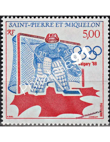 ST PIERRE ET MIQUELON n° 487, Jeux Olympiques, Timbres des Dom-Tom