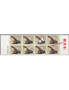 Carnet de Timbres de Norvège n° 1300 - Thématique : Animaux sauvages