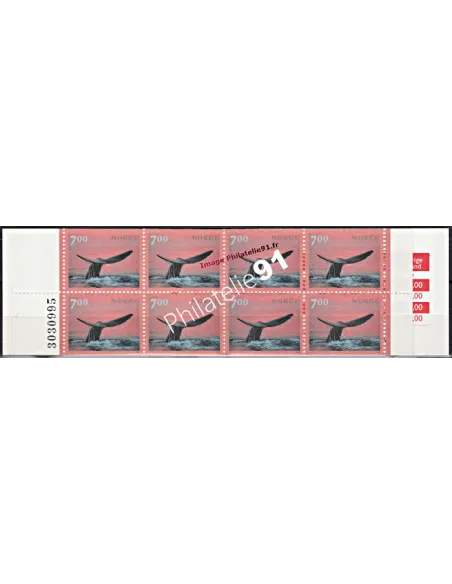 Carnet de Timbres de Norvège n° 1301 - Thématique : Mammifères Marins