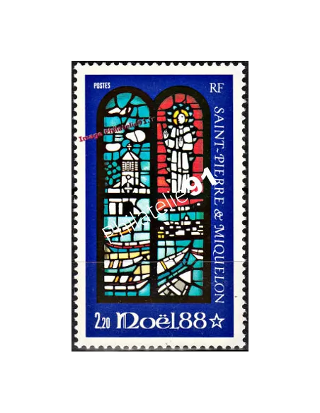 SAINT PIERRE ET MIQUELON n° 496, Noël, Timbres des Dom-Tom