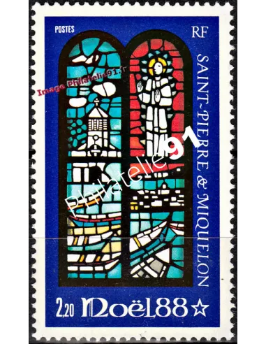 SAINT PIERRE ET MIQUELON n° 496, Noël, Timbres des Dom-Tom