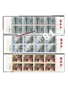3 Carnets de Timbres de Norvège n° 1264, 1265 et 1266 Neufs. Thématique : Tourisme