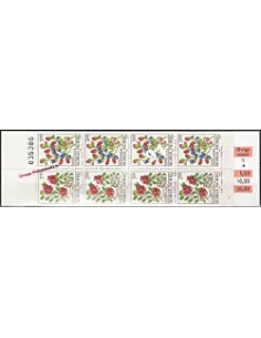 Carnet de Timbres de Norvège n° 1129 - Thématique : ROSES