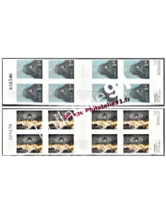 2 Carnets de Timbres de Norvège n° 1406 et 1407 - Thème : CONTES.