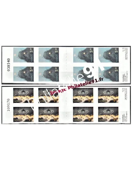 2 Carnets de Timbres de Norvège n° 1406 et 1407 - Thème : CONTES.