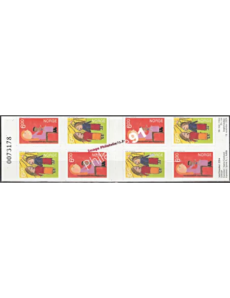 Carnet de Timbres auto-adhésifs de Norvège n° 1461 - Thématique : NOËL