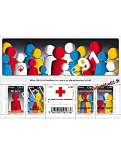 Timbres de France n° 4819 à 4823** (F4819) La Croix-Rouge française 2013