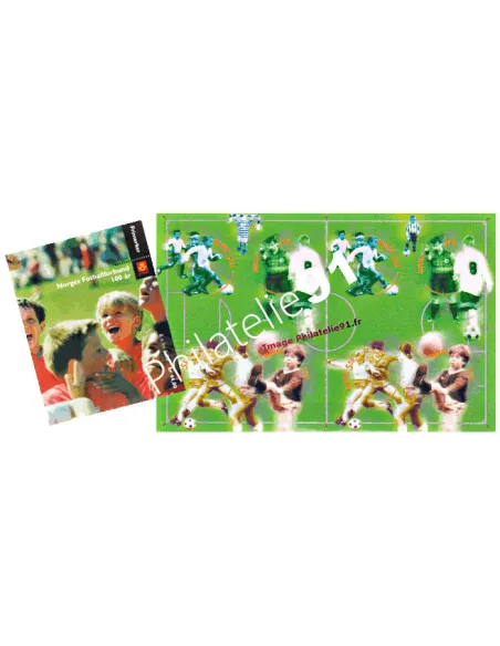 Carnet de Timbres auto-adhésifs de Norvège n° 1461 - Thématique : FOOTBALL