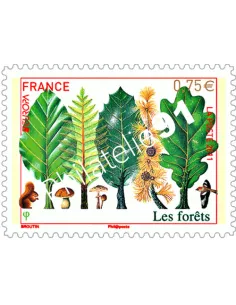 Timbre autoadhésif d'entreprise - Les forets - EUROPA 2011