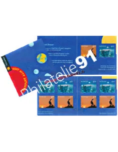 2 Carnets de Timbres de Norvège n° 1288 (I et II) - Thème : OISEAUX et PAYSAGES.